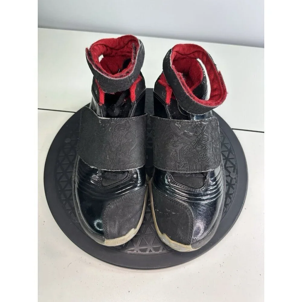 Size 5Y Air Jordan 20 OG GS Stealth 2005 Black Red 310456-001